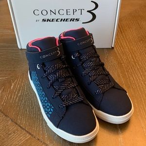 Sketchers high top sneakers